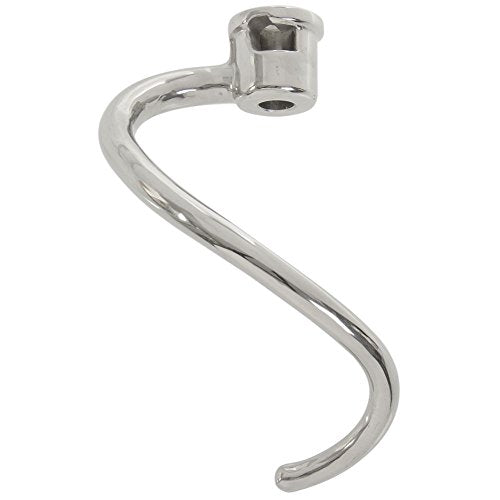 KSMC7QDH Stainless Steel Dough Hook Attachment for 7 Quart & 8 Quart Bowl