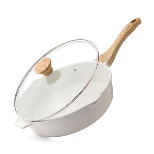 Nonstick Frying Pan Skillet with Lid 3.5