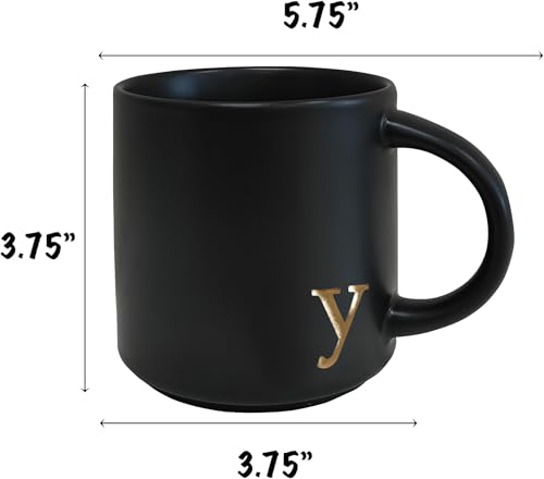 Black Ceramic Coffee Mug (15 Count)