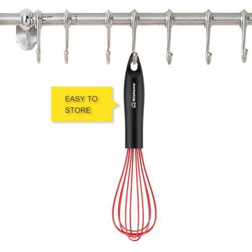 Silicone Whisk Set 10" Kitchen Whisk