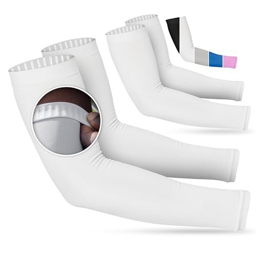 Non Slip Cooling Arm Sleeves for Men & Women