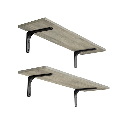 Long Wall Shelves (2 Count)