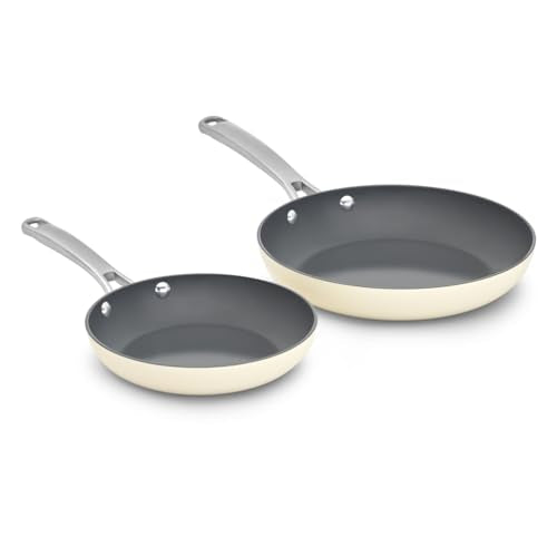 Ceramic Nonstick 8 inch and 10 inch Frying Pan Set