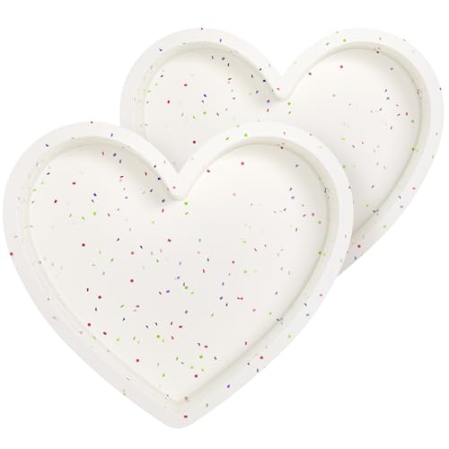 8 Inch Silicone Heart Shaped Cake Pans (2 Count)