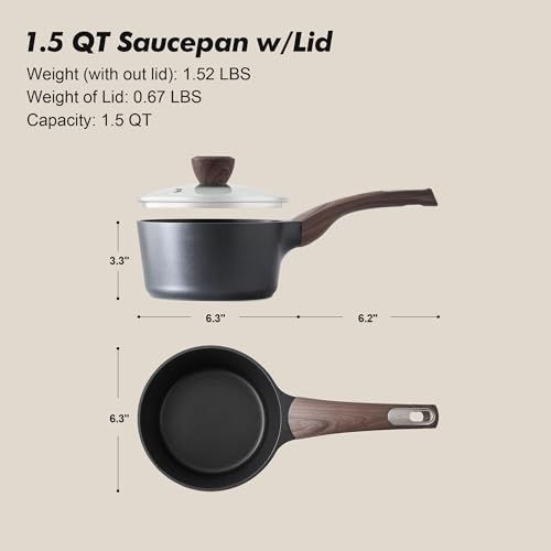 Nonstick Sauce Pan with Lid