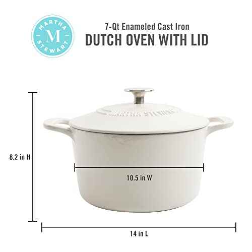 Gatwick 7 Quart Enamel Cast Iron Dutch Oven