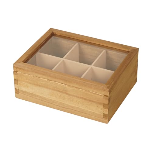 Wood Tea Bag Organizer
