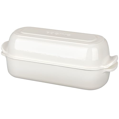 Enameled Cast Iron Loaf Pan with Lid