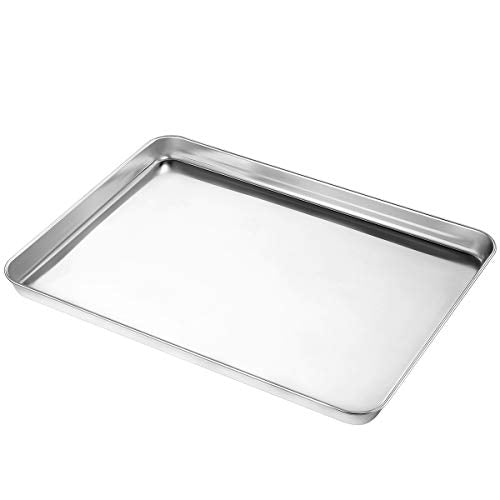 Sheet Pan Set Baking Sheet Cookie Sheet Baking Pan Toaster Oven Pans (4.33 Count)