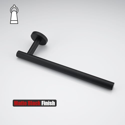 Hand Towel Holder Towel Ring Black