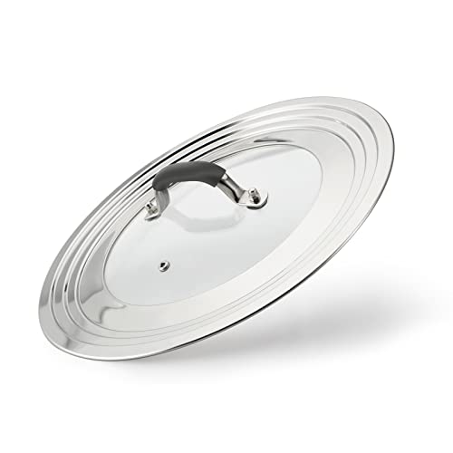 Universal Pans Pots Lid Cover Fit All 8.25 Inch to 12 Inch Pots