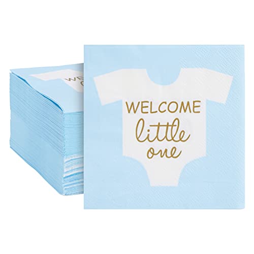 Baby Boy Shower Decorations (100 Count)