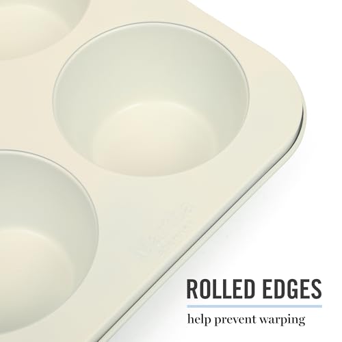 Gallen 6 Cup Nonstick Carbon Steel Muffin and Cupcake Pan