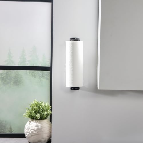 ONE Hand Simple Tear Paper Towel Holder Under Cabinet