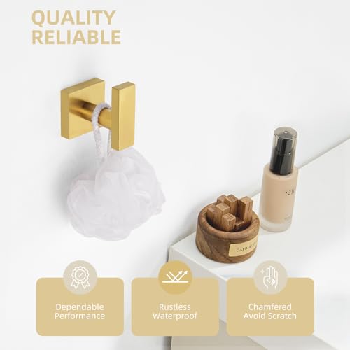 Brushed Dark Gold Towel Hook for Bathroom