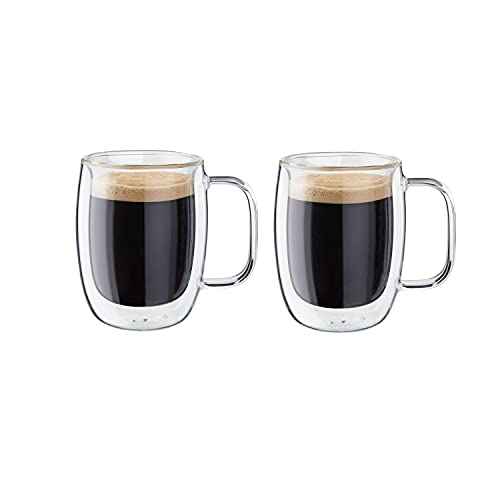 39500 111 Double Wall Glass Espresso Tumbler (2 Count)