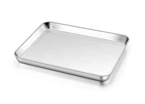 1 Pack 10 x 8 Inches Small Stainless Steel Baking Sheet (2 Count)
