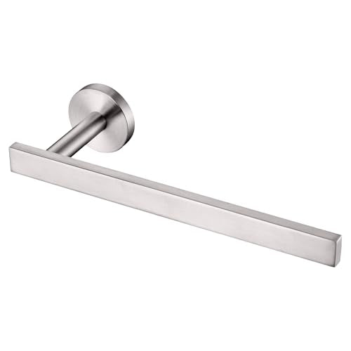 Bath Towel Rings Brushed Nickel Bathroom Towel Holder Modern Small Hand Towel Bar Wall Mount Stainless Steel AN3001BR