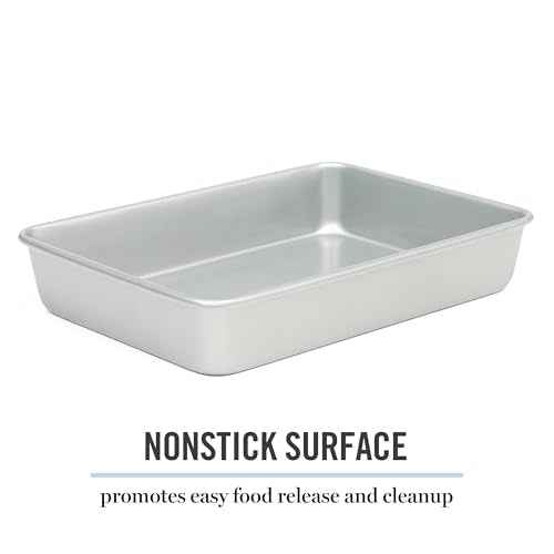 Gallen 13 x 9 Inch Rectangular Nonstick Carbon Steel Cake and Baking Pan