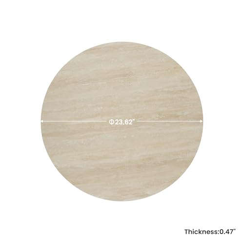 23.6" Sintered Stone Lazy Susan for Table Top