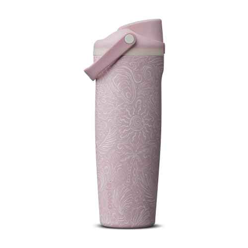 FreeSip Sway Stainless Steel Water Bottle 30 oz Coastal Bohemian