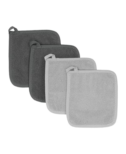 Terry Potholder & Hot Pad (4 Count)