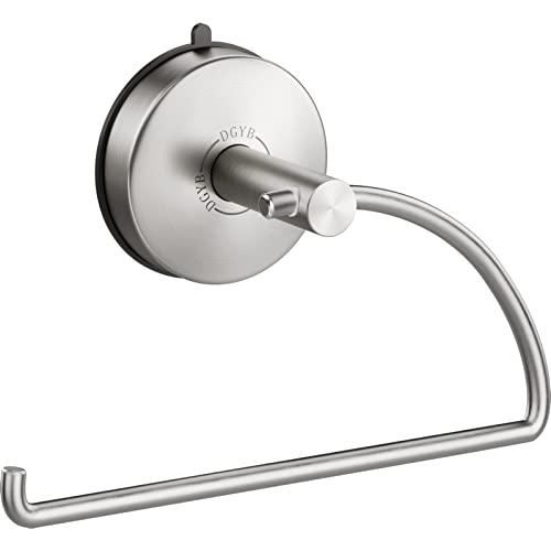 Suction Cup Hand Towel Ring Brushed Nickel Hand Towel Holder for Bathroom Wall SUS 304 Stainless Steel Kitchen Towel Hanger