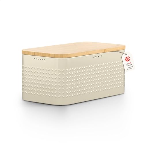 Bread Box I Metal bread box for long lasting freshness with non