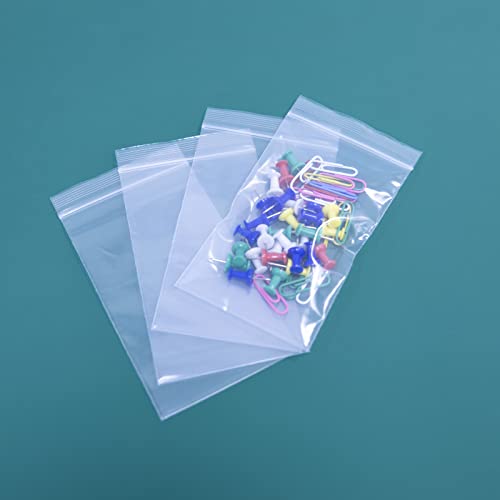 500 Count 3" x 5" Small Zip Bags