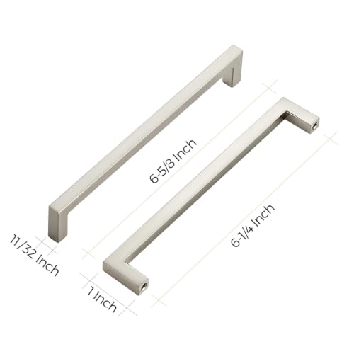 Brushed Nickel Cabinet Handles Cabinet Pulls 6 (30 Count)