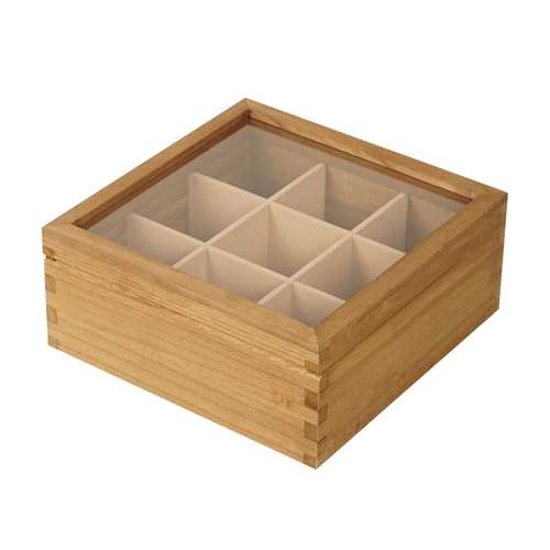 Wood Tea Bag Organizer
