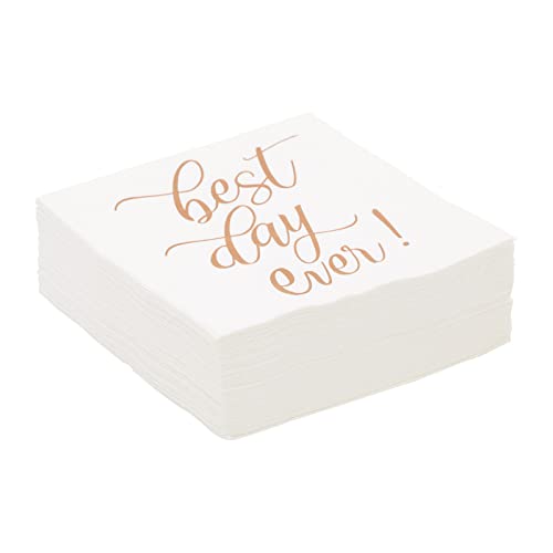 50 Pack Best Day Ever Napkins (50 Count)