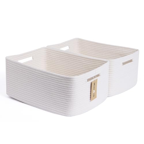 Large Storage Baskets for Shelves (2 Count)