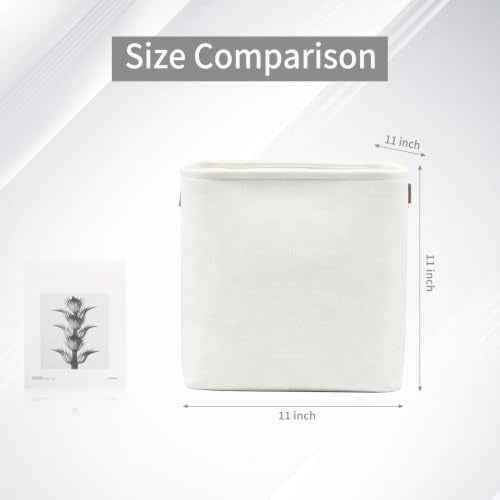 Collapsible Fabric Storage Cubes 11x11 Cube Storage Bins (4 Count)