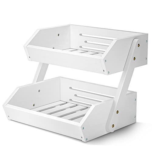 2 Tier Fruit Basket for Kitchen Counter