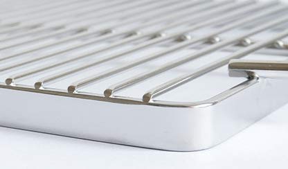 Cooking Grill Grate Cooking Grid 304 Stainless Steel with 0.4" Edge Height