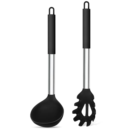 Silicone Pasta Fork and Ladle (2 Count)