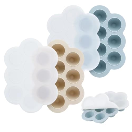 2 Pack Baby Food Freezer Tray with Lids (2 Count)