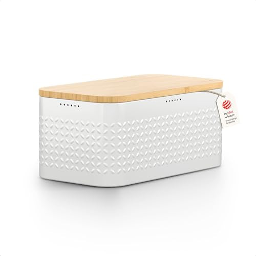 Bread Box I Metal bread box for long lasting freshness with non