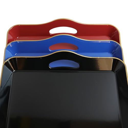 Large Red Decorative Tray