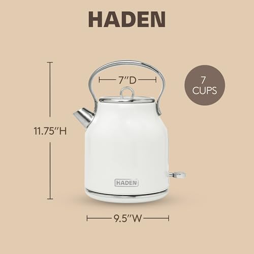 Heritage Stainless Steel Electric Kettle