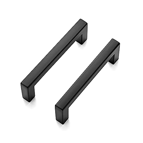 Matte Black Cabinet Handles Solid Cabinet Pulls (20 Count)