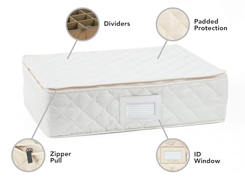 Flatware Storage Case with Removable Trays