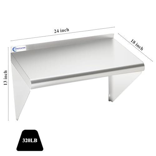 Stainless Steel Shelf 2 Pack 18"x24" (2 Count)