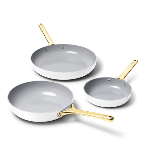Non Stick Ceramic Coated Fry Pan Trio (3 Count)