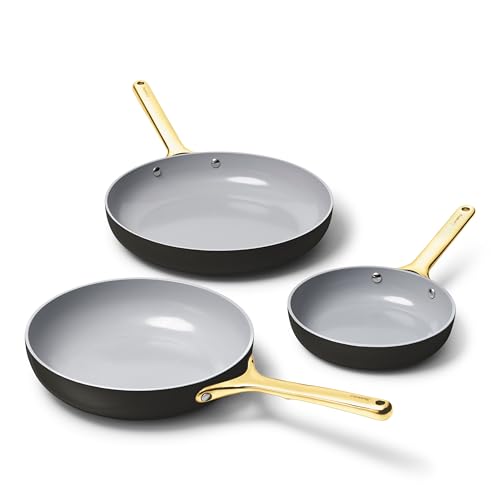 Non Stick Ceramic Coated Fry Pan Trio (3 Count)