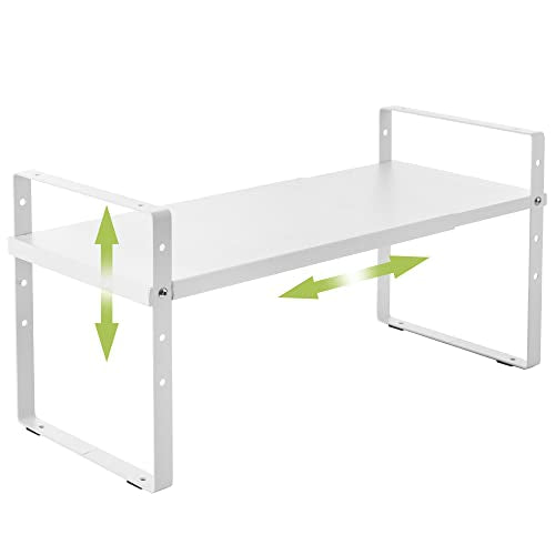 Expandable Cabinet Shelf Organizer Rack