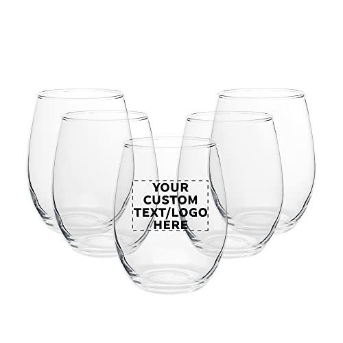 Stemless Wine Glasses by ARC Perfection 15 oz. Set of 10 (10 Count)