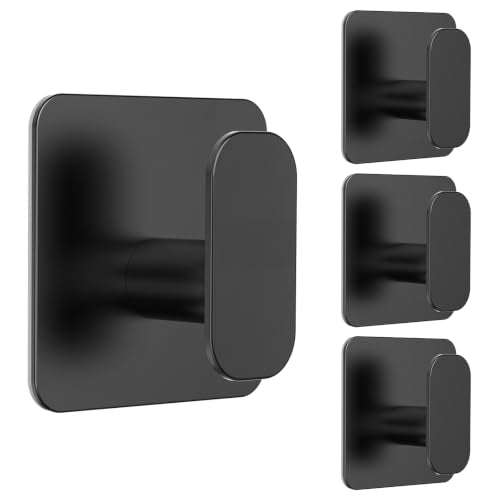 4 Pack Large Heavy Duty Wall Hooks (4 Count)