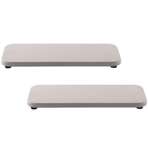 2Pcs Stone Soap Trays Water Absorbing Diatomite Coaster (2 Count)
